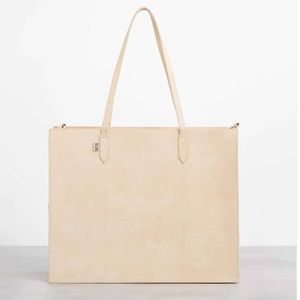 Beis Large Work Tote - In Beige